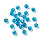 Imitation Austrian Crystal Beads, Grade AAA, K9 Glass, Faceted(32 Facets), Round, Dodger Blue, 8mm, Hole: 0.9~1.4mm