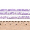 Frosted Crackle Glass Beads Strands GLAA-U001-4mm-M04-4