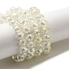 Electroplate Glass Beads Strands EGLA-D020-8x5mm-70-2