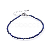 Natural Lapis Lazuli Bead Bracelets X-BJEW-JB04555-01-1