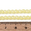 Imitation Jade Glass Beads Strands GLAA-T028-4mm-11H-4