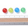 Imitation Jade Acrylic Beads X-SACR-S188-10mm-M-6