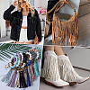 PU Imitation Leather Tassel Ribbon DIY-GF0013-45B-5