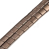 Electroplated Non-magnetic Synthetic Hematite Beads Strands G-G089-B02-08-1