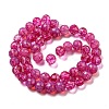 Baking Paint Glass Bead Strands GLAA-G116-02G-2