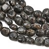 Natural Fluorescent Syenite Rock(Glow under UV Light)  Beads Strands GG-CBA787B-A42-3