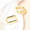 Brass Huggie Hoop Earrings LS-EJEW-F245-04G-A-1