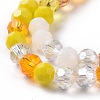 Glass Beads Strands GLAA-E036-09A-4