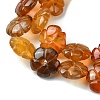 Natural Red Agate Beads Strands G-H023-B21-01-4