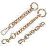 3Pcs 3 Style Alloy & Iron Link Chain Bag Strap Extenders FIND-CA0007-77-1