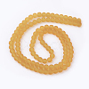 Baking Paint Transparent Glass Bead Strands GLAA-S031-8mm-11-2