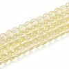 Baking Paint Transparent Glass Beads X1-DGLA-N006-6mm-03-1