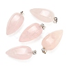 Natural Rose Quartz Pendants GG-K002-16J-1