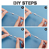 1 Roll Nylon Rattail Satin Cord NWIR-PH0002-13B-4