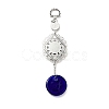 Lacy Flower Pendant Decorations HJEW-H058-06-2