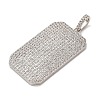 Brass Micro Pave Cubic Zirconia Pendants KK-U076-03P-01-2