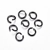 Ion Plating(IP) 304 Stainless Steel Open Jump Rings X-STAS-H467-03B-4mm-1