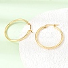 201 Stainless Steel Hoop Earrings SA-CBA4A0D-16G-E-3