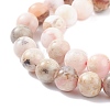 Round Natural Pink Opal Beads Strands G-K071-8mm-6