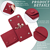 2Pcs Microfiber Cloth Jewelry Storage Bags with Brass Button ABAG-BBC0001-17A-01-6
