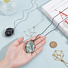 4Pcs 4 Colors 304 Stainless Steel Macrame Pouch Necklace Making NJEW-PH01541-3