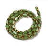 Electroplate Opaque Color Glass Beads Strands EGLA-Q127-A01-02A-2