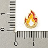 Rack Plating Brass Enamel Beads KK-U029-22G-07-3
