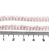 Electroplate Transparent Glass Beads Strands EGLA-A035-T3mm-A20-4