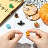 9Pcs 9 Styles Halloween Themed Handmade Lampwork Beads LAMP-CJ0002-62-4
