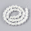 Handmade Foil Lampwork Beads Strands FOIL-T008-02A-1