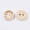 Wooden Buttons BUTT-K007-11B-3