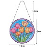 DIY Diamond Painting Hanging Pendants Decoration Kits PW-WG8D040-07-1