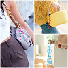 5Pcs 5 Colors Alloy & Iron Beadable Bar Keychain for DIY Crafts Jewelry Making KEYC-TA0001-28-9