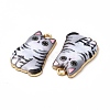 Alloy Enamel Pendants X-ENAM-M046-12G-E-4