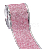 Sparkle Wired Edge Polyester Ribbon OCOR-WH0071-026C-1