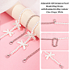 2Pcs Adjustable ABS Imitation Pearl Beaded Bag Straps DIY-AR0003-16C-4