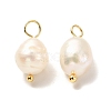Natural Cultured Freshwater Pearl Pendants PALLOY-JF00942-01-2