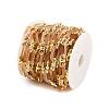 Rack Plating Acrylic & CCB Plastic Chain CHAC-H001-01K-3