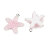 Transparent Resin Pendants RE-CBAF00C-10-3