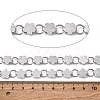 304 Stainless Steel Flower Link Chains CHS-B006-08P-01-3