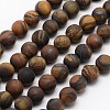 Natural Tiger Eye Beads Strands X-G-D688-4mm-1