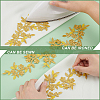 Plum Blosssom Cloth Computerized Embroidery Sew on Patches PATC-WH0021-004B-3