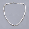 Natural Pearl Beaded Necklaces PEAR-S012-59-1