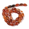 Natural Red Agate Beads Strands G-Q194-B01-01J-3