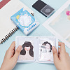 2 Books 2 Styles 3 Inch PVC Mini Photo Album with Flower Window AJEW-CP0005-37-3