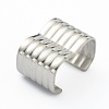 Non-Tarnish 201 Stainless Steel Ribbon Ends STAS-H143-22P-3