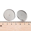Non-Tarnish 304 Stainless Steel Brooch Base Settings FIND-D035-04E-P-3