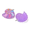 Opaque Resin Pendants RESI-Z040-06P-05-2