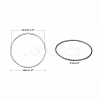Tarnish Resistant 304 Stainless Steel Linking Ring STAS-T047-15B-2