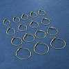 32Pcs 4 Styles Iron Huggie Hoop Earring Findings IFIN-FS0001-50-9